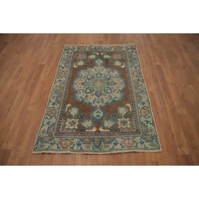 Traditional Wool Medallion Rug 3x5