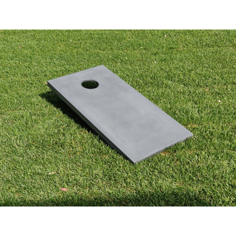 Ensemble de planches de béton flottantes Cornhole, Noir