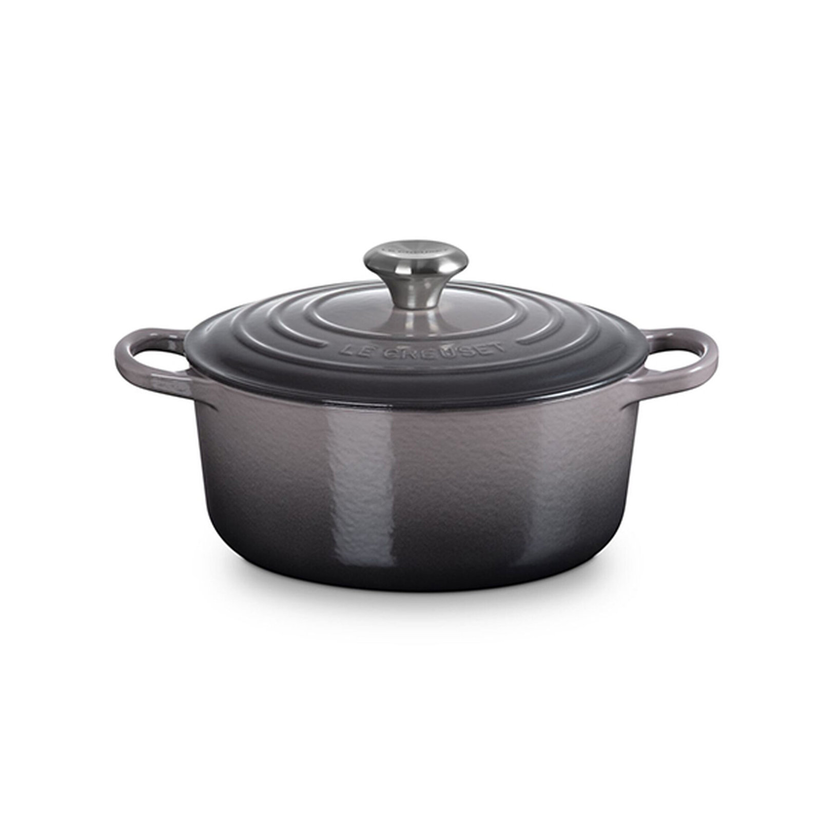 Le Creuset Signature Enameled Cast Iron Round Dutch Oven with Lid, 4.5 quarts, Oyster