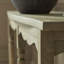 Console vintage en bois massif de style français