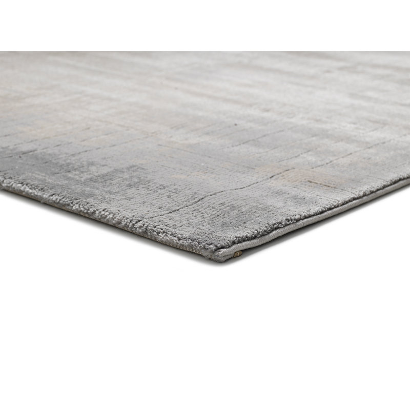 Derlyum Machine Woven Grey Indoor Rug, Rectangle  160 x 230cm