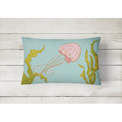  Jelly Fish Indoor/Outdoor Throw Pillow