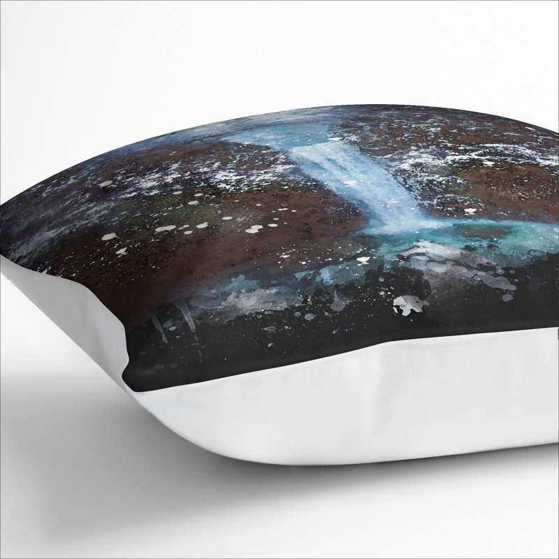 Square Cushion, 40cm H x 40cm W x 15cm D, White