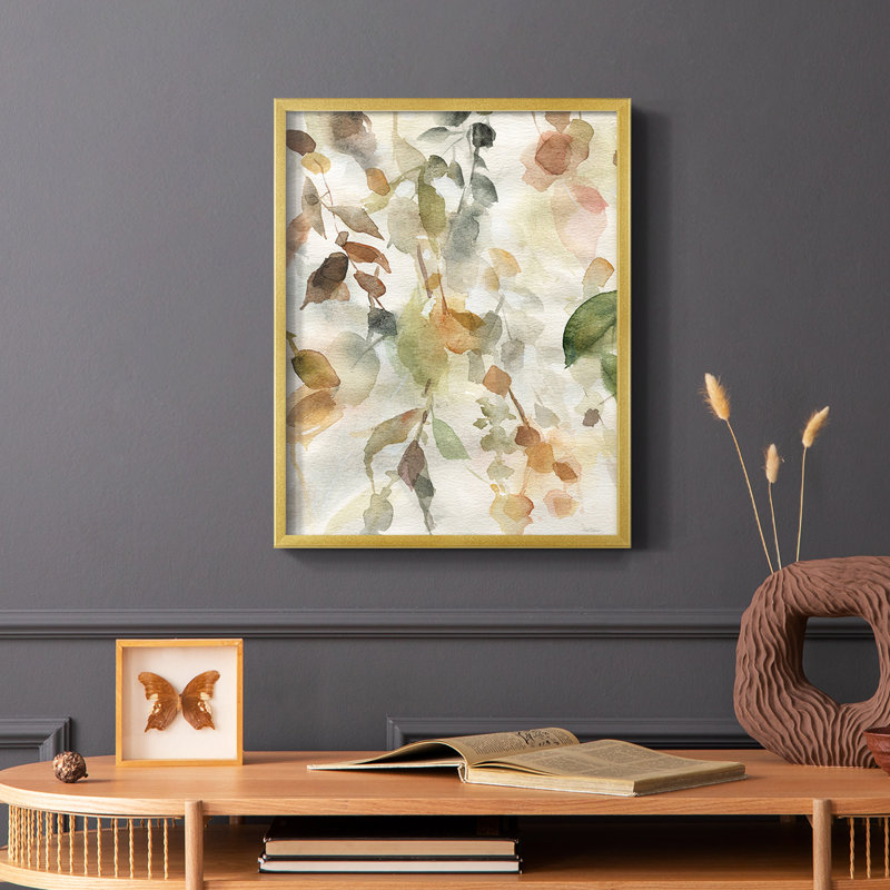 Cascading Nature II, reproduction encadrée - bois massif, H 20 po x l 16 po