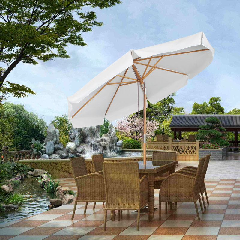 300cm Balcony Parasol, Cream