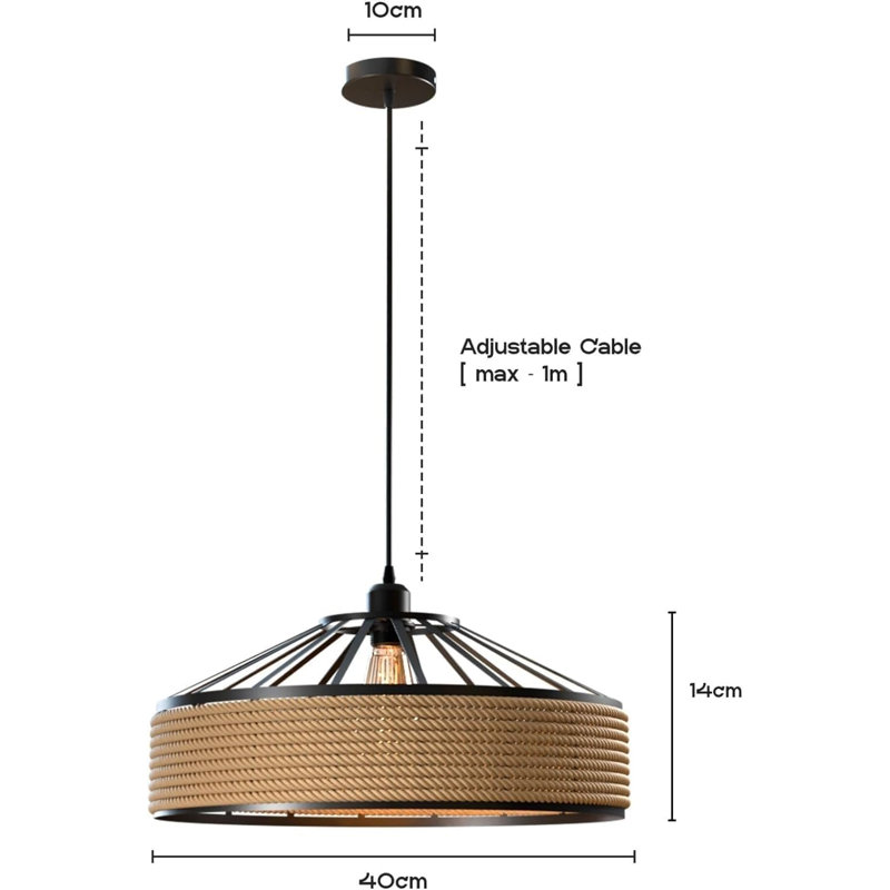 2 - Light Pendant, 40cm