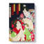 Lady & Man With A Fan by Toyohara Kunichika - Wrapped Canvas Painting-55304356