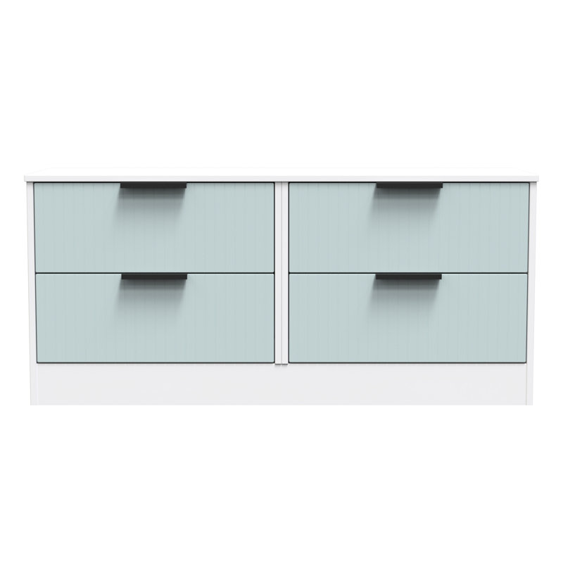 Berklie 4 Drawer Bed Box (Ready Assembled), Duck/White