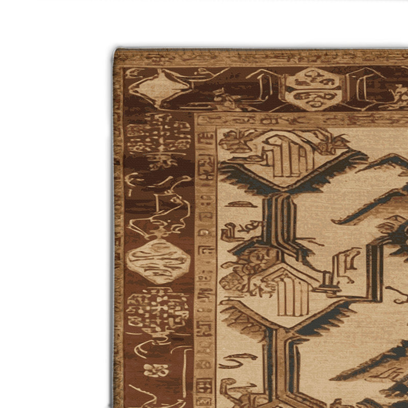 Tapis intérieur et extérieur ArtDeco, Rectangulaire 2 pi x 3 pi