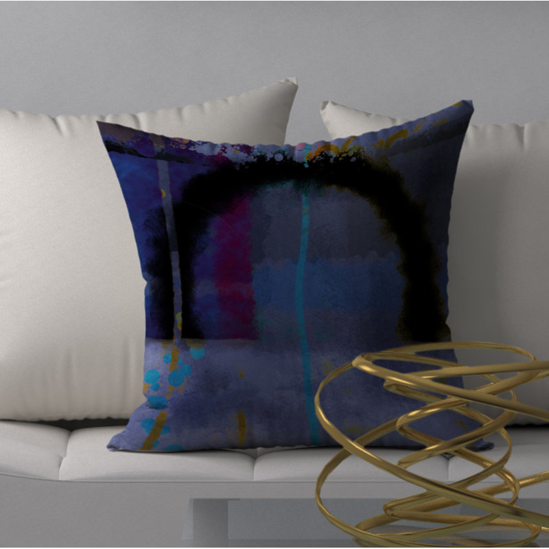  Housse de coussin carré et insert, H 18 po x l 18 po x p 5 po
