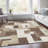 Premium Machine Washable Prisco Brown Rug-1556789843