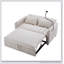 Canapé-lit convertible 55,9 po avec trois ports USB, deux poches latérales-119696893