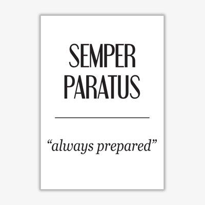 Semper Paratus - Print