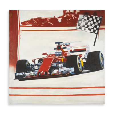 Motorsport Red Scenic Tablecloth for Indoor Outdoor Decor