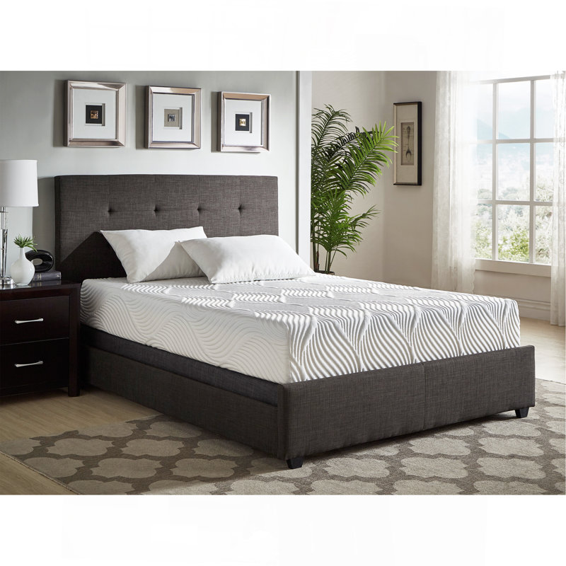 Bed Mattress Gel-Infused Memory Foam Mattress, Firm, Mattress In A Box, 10", Queen
