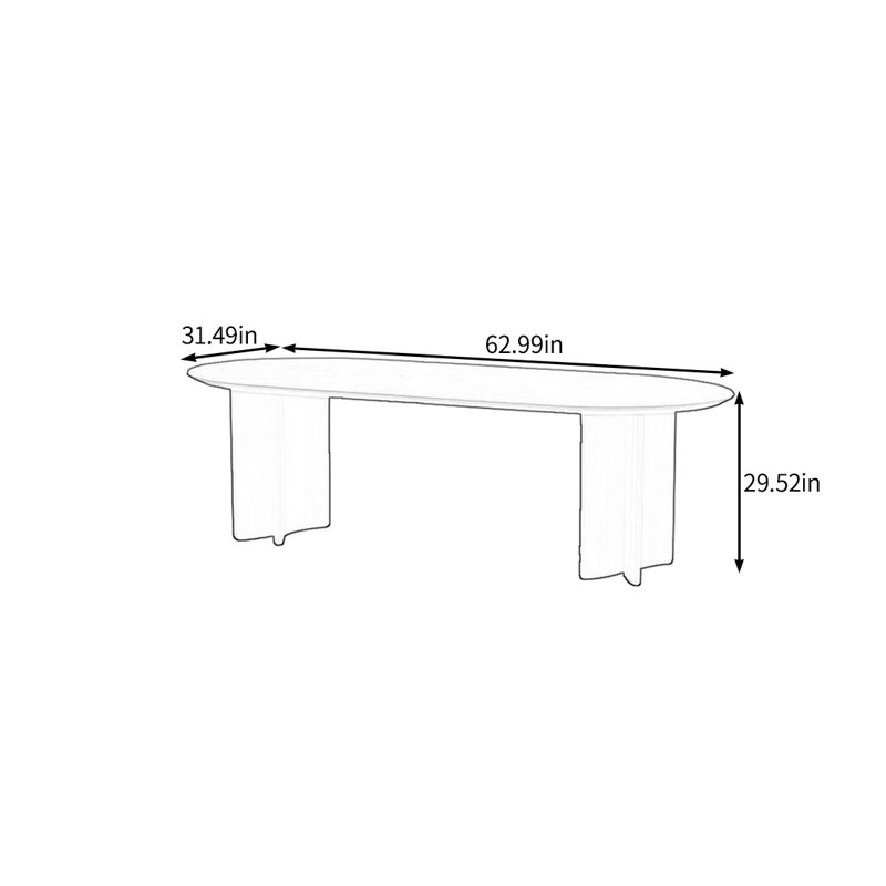 Biloxi, H 29,52 po x L 62,99 po x l 31,49 po