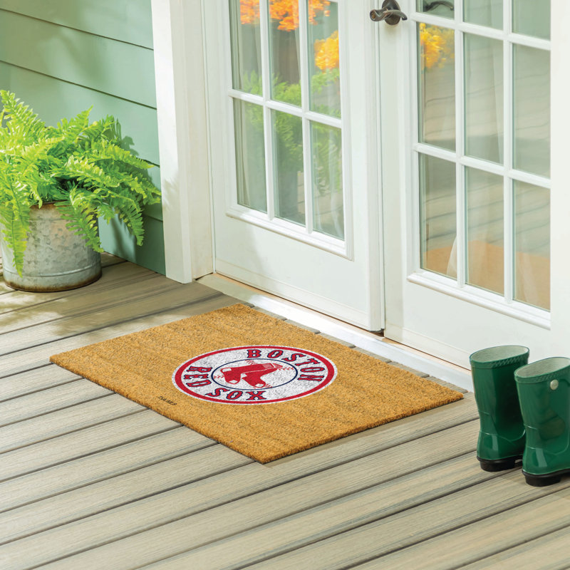 Grand tapis en fibre de coco Boston Red Sox, 36 po x 24 po