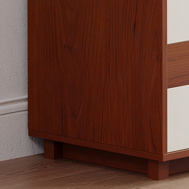 Modern Solid Wood 4-Drawer Stylish Accent Chest