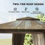 Pavillon de jardin à deux niveaux avec auvent et rideaux-128770124-128770119