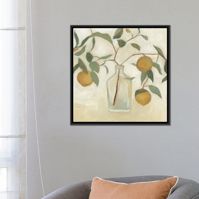«Greenery Still Life I» par Emma Scarvey - impression d'art graphique