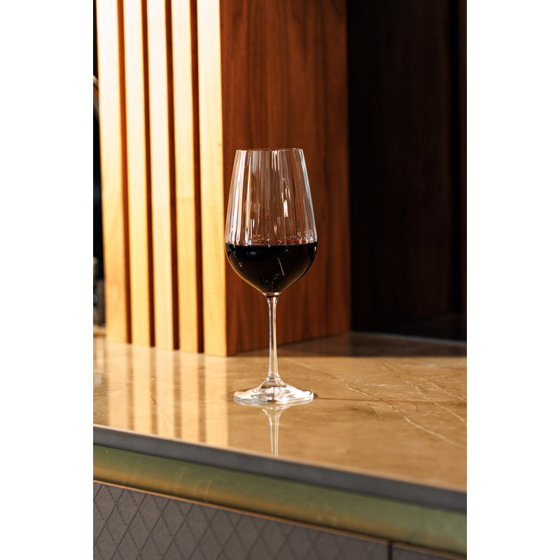Mikasa Treviso Crystal Red Wine Glasses, 600ml
