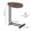 C-Shaped Sofa And Bedside End Table With Wood And Metal Frame-1089023627-1095956600