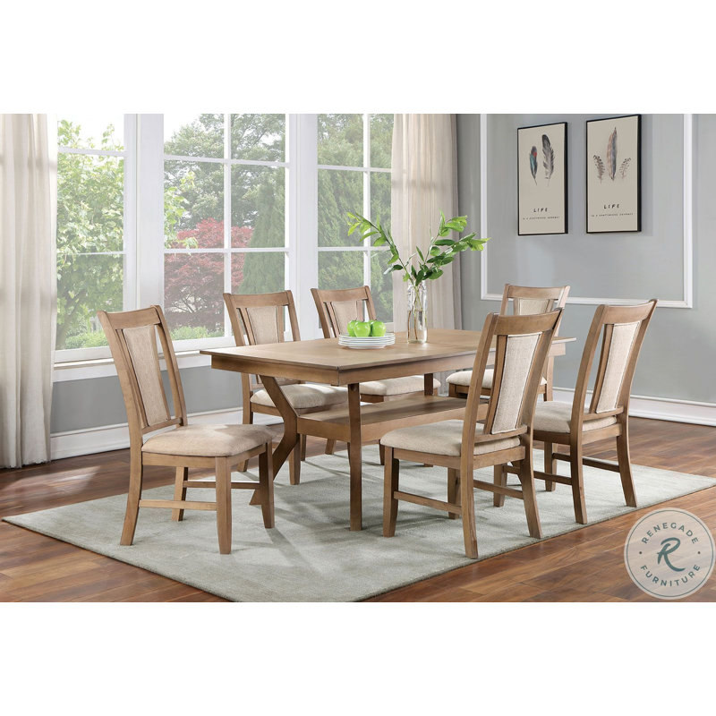 Ensemble de table de salle à manger pour 6 personnes (ensemble de 7)