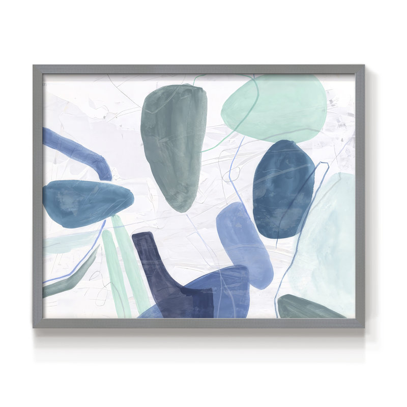 Vinculado II - reproduction encadrée - réarmable, H 8 po x l 10 po, Gris