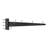 4.63" H x 19" W Surface Mount Single Door Hinge