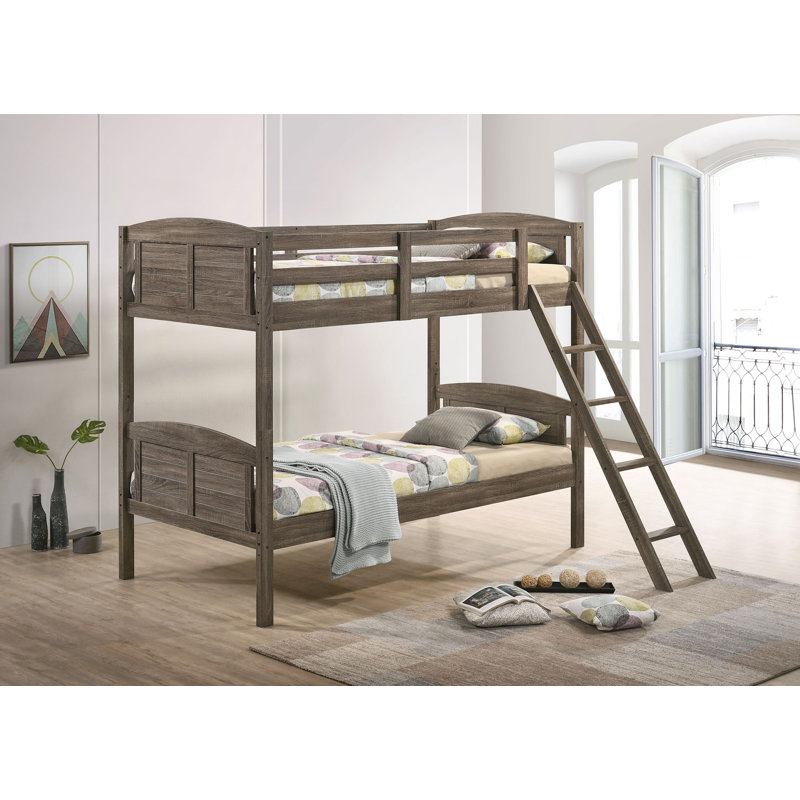 Lit superposé simple avec matelas Flynn