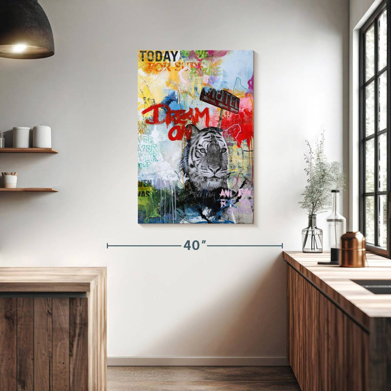 Brampt Tiger King, 39" H x 26" W