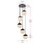 Luminaire suspendu en sphères groupées à 5 lumières Yearby-578039927-625552140-625552136