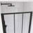 44-48"x70" Framed Sliding Shower Door - Reversible Design, Stain-Resistant Nano Glass