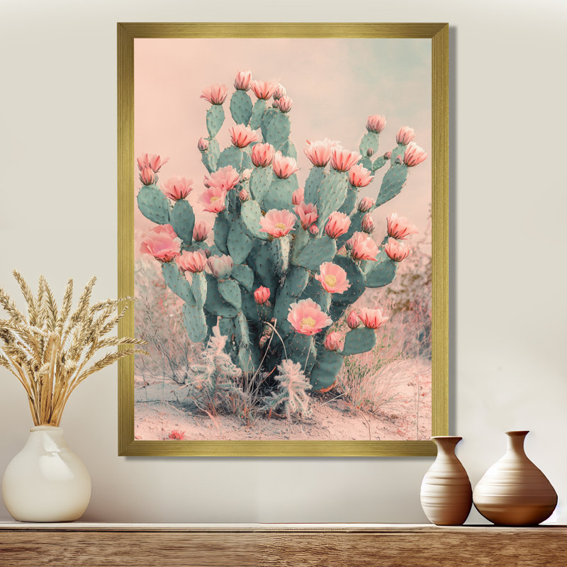 Marsheela - Floral Canvas Wall Art, H 20 po x l 12 po, Avec cadre, Doré