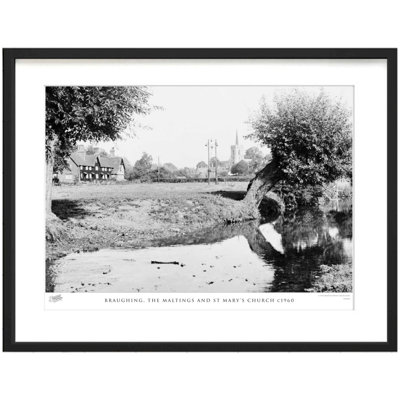 Braughing, The Maltings And St Mary's Church C1960 by Francis Frith - Single Picture Frame Print