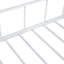 Lit superposé simple avec style contemporain, conception de maison, structure en métal, aspect en angle et argent pour le plan de conception de chambre à coucher avec construction, maquillage de ton