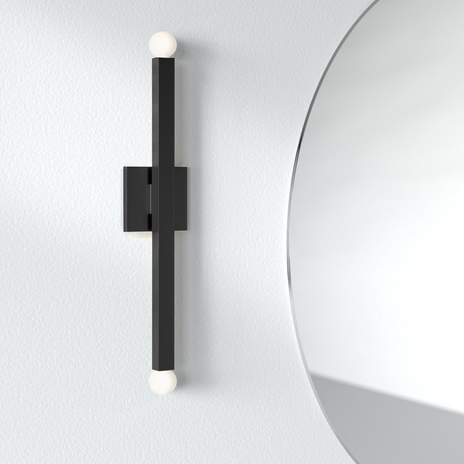Peary 2-Light Dimmable Wallchiere, Old Bronze