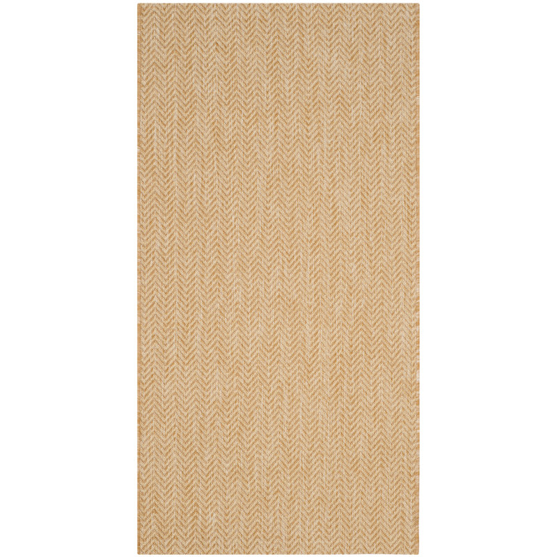 Caletha Natural/Cream Indoor/Outdoor Rug, Rectangle 79 x 152 cm