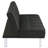 Joel Black Upholstered Tufted Convertible Sofa Bed-117067731