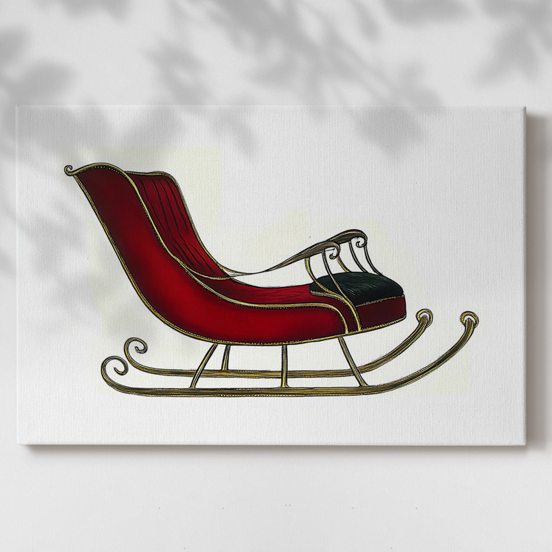 Art de vacances de Noël III - Toile tendue avec châssis - LX III, H 40 po x l 60 po