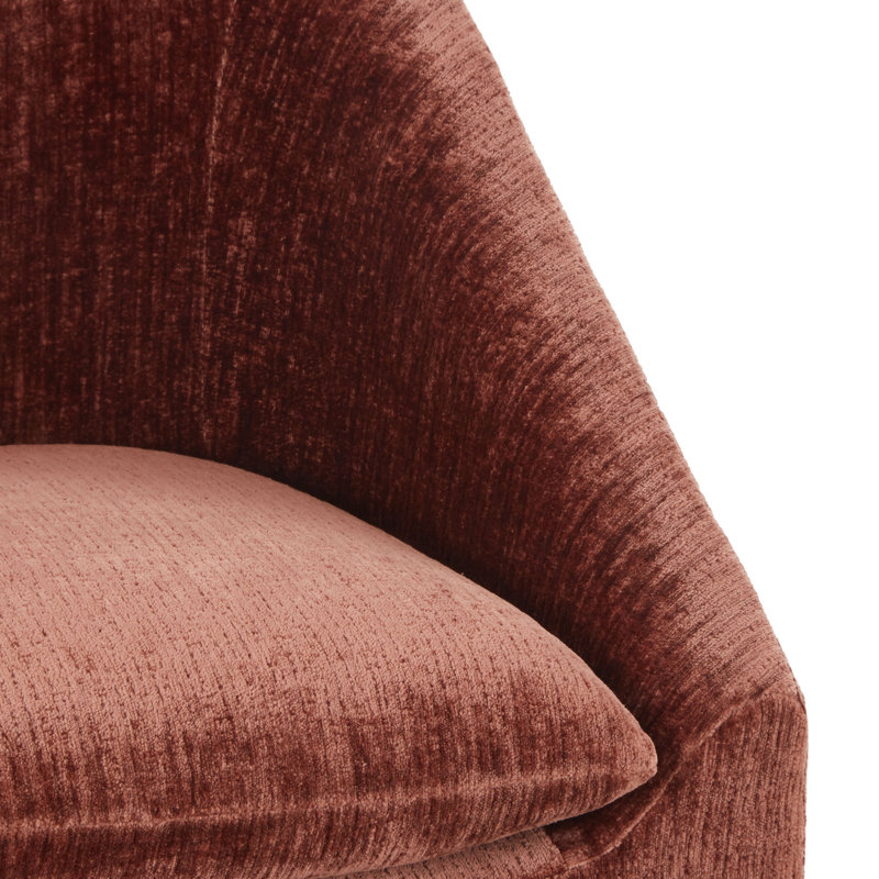 Kagan Chenille Dining Chair, Ochre