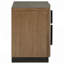 Table de chevet 2 tiroirs Moraga Ash