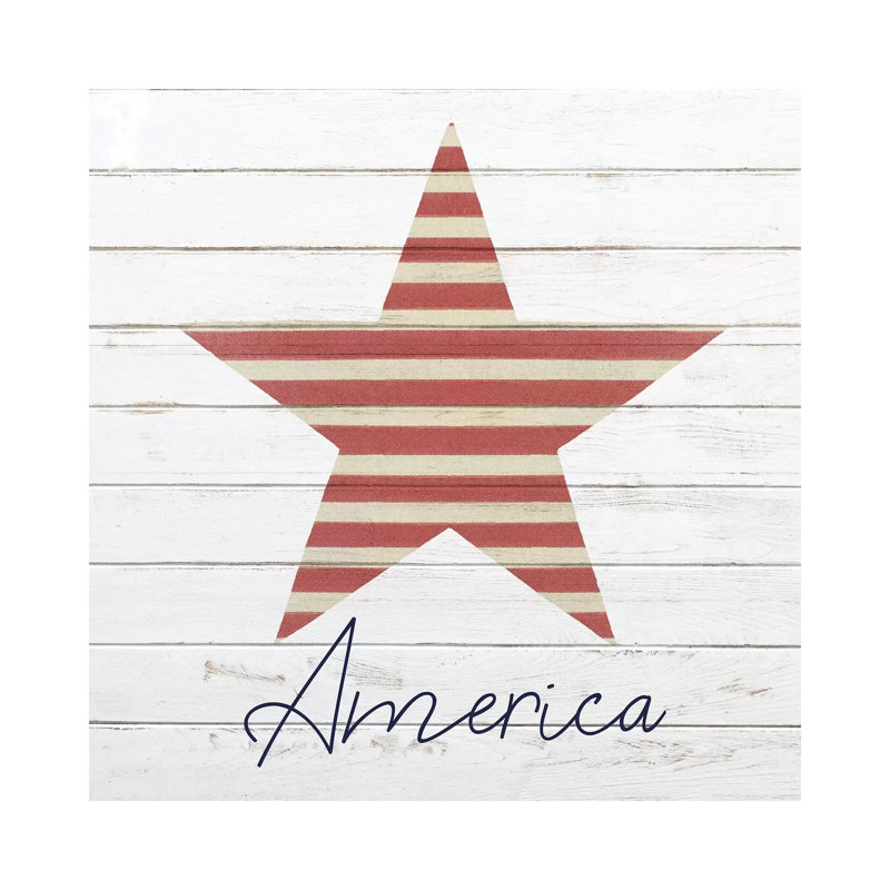 God Bless America III by Kimberly Allen - Wrapped Canvas Gallery-Wrapped Canvas Giclée, 30.48cm H x 30.48cm W