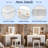 Vanity Desk With Mirror And Lights, 7 Drawers And Cushioned Stool-118263968