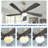 Damecia 52'' Ceiling Fan with LED Lights-1444270904