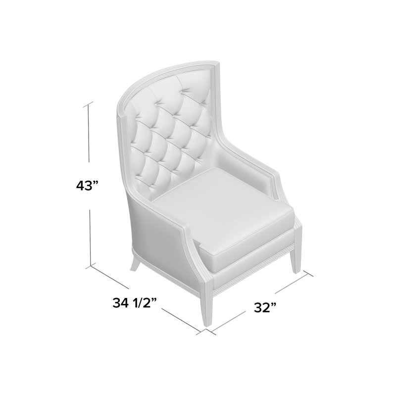 Riverton Upholstered Armchair, Espresso, Sand (9508 05)