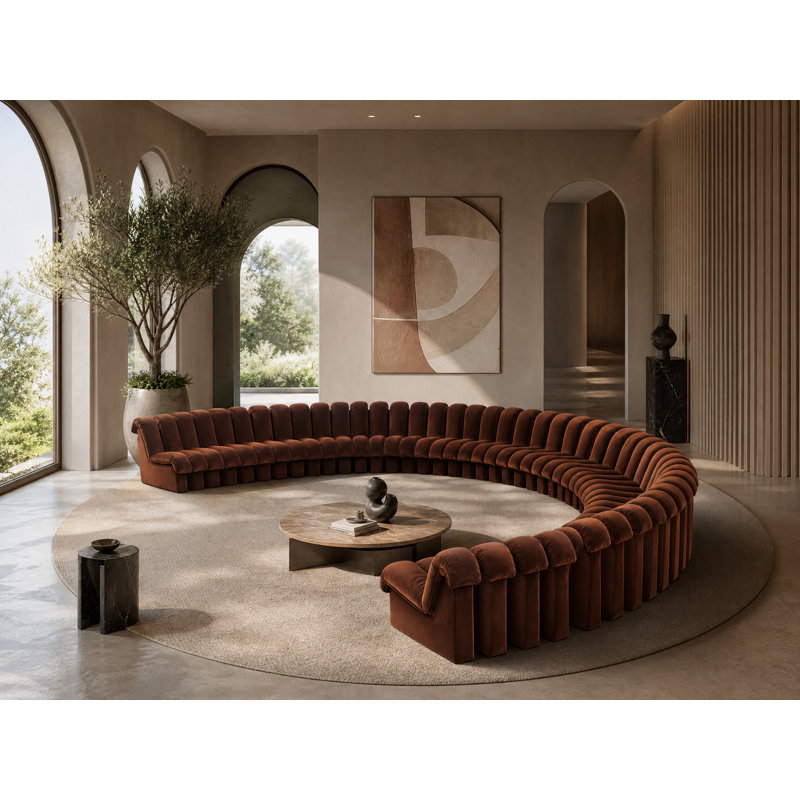 Système de canapé lounge modulaire et mince, module d'assise configurable avec ou sans dossier, 1 module d'assise (avec ou sans dossier)