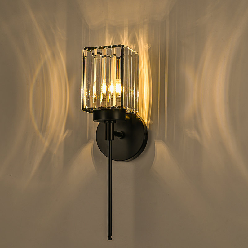 Edgars 1 - Light Wall Sconces, Black
