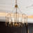 6-Light Antique Cooper Drum Kitchen Island Pendant