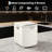 Electric Kitchen Composter 3.5L – Countertop Food Waste Bin – Smart 3-Mode Composting, LED Display, Auto Cleaning, Dual Deodorization, Low Noise – White, US Standard